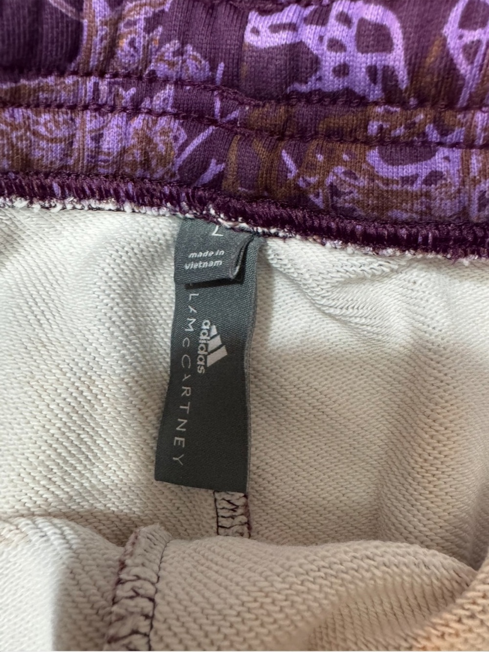 Adidas x Stella McCartney Printed Joggers Psychedelic Tree Purple & Orange Large - Picture 2 of 16
